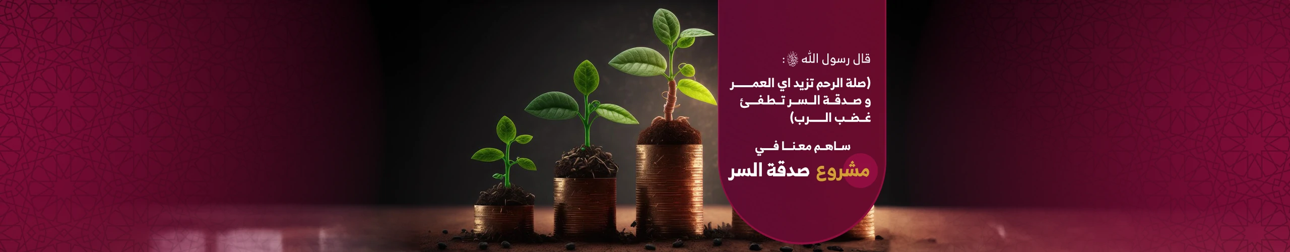 مشروع صدقة السر